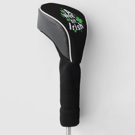 Een week beet Ierse St. Patricks Dag Golfheadcover (Schuin)