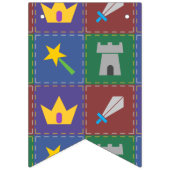 Een week een fantasie quilt bunting banner (Tweede vlag)