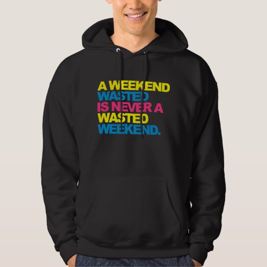 Een weekendafval hoodie (Voorkant)