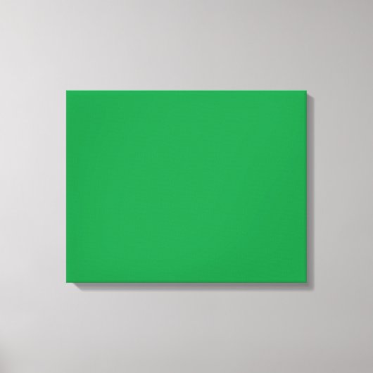 Een weelderige groene achtergrond met een schone w canvas afdruk (Voorkant)