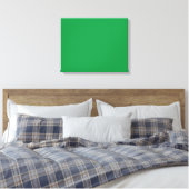 Een weelderige groene achtergrond met een schone w canvas afdruk (Insitu (Slaapkamer))