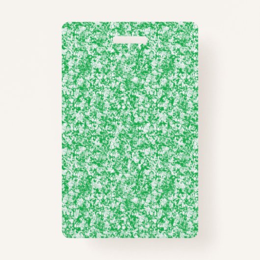 Een weelderige, groene varen met delicate, boogvor badge (Voorkant)