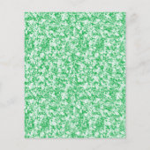 Een weelderige, groene varen met delicate, boogvor flyer (Achterkant)