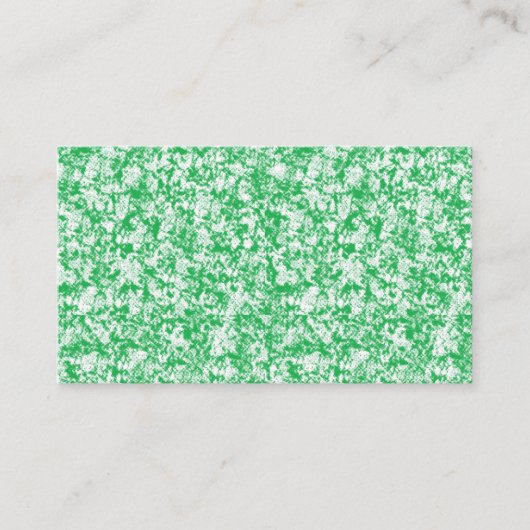 Een weelderige, groene varen met delicate, boogvor visitekaartje (Voorkant)