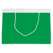 Een weelderige groene varen met delicate, ingewikk groot cadeauzakje (Voorkant)