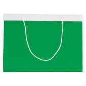 Een weelderige groene varen met delicate, ingewikk groot cadeauzakje (Achterkant)