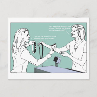 Een weerwolf Briefkaart