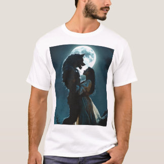 Een weerwolf huilt hartverscheurend T-shirt