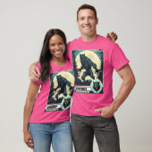 Een weerwolf huilt naar de maan t-shirt (Unisex)