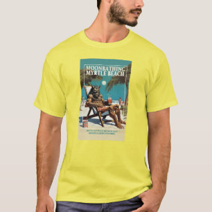 Een weerwolf in Myrtle Beach T-shirt