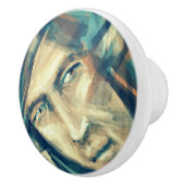 Een weerzinwekkend groen Elf Face Keramische Knop (Rechts)