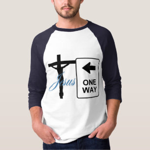 een weg die Jezus kruist T-shirt