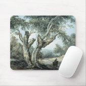 Een weg door het Windsor Forest Muismat (Met muis)