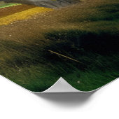 Een weg in een land met een liquidatiereis poster (Hoek)