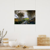 Een weg in een land met een liquidatiereis poster (Keuken)