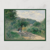 Een weg in Louveciennes door Auguste Renoir Feestdagenkaart (Voorkant)