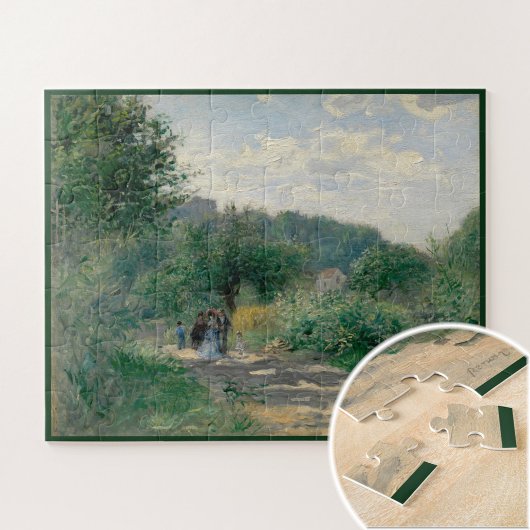 Een weg in Louveciennes door Auguste Renoir Legpuzzel