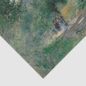 Een weg in Louveciennes door Auguste Renoir Tissuepapier (Detail)