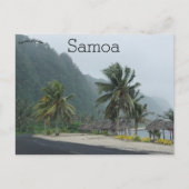 Een weg in Samoa Briefkaart (Voorkant)