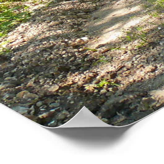 Een weg minder onderweg poster (Hoek)