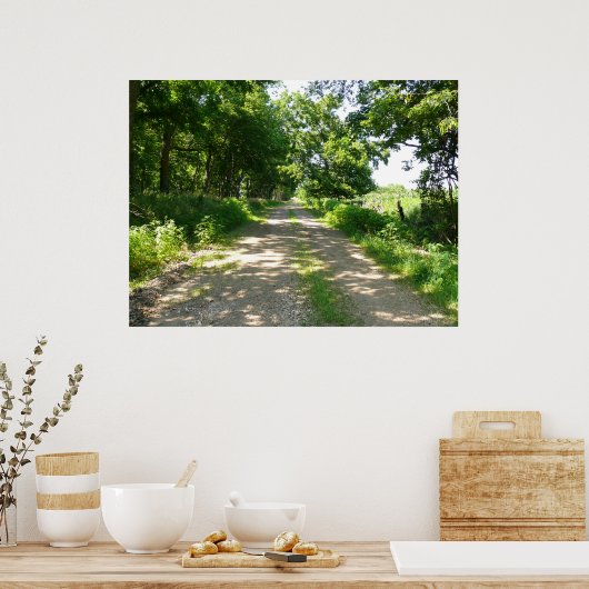 Een weg minder onderweg poster (Keuken)