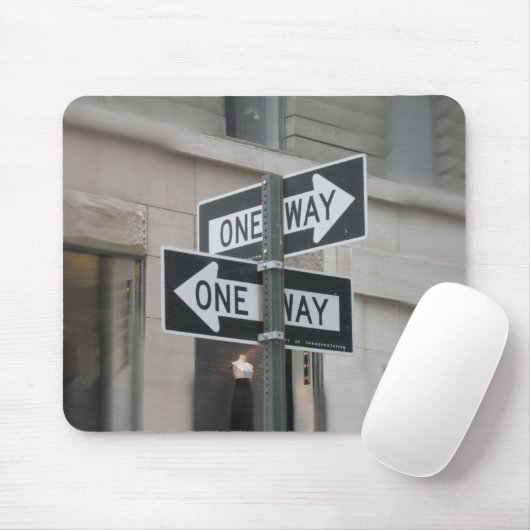 Eén weg muismat (Met muis)