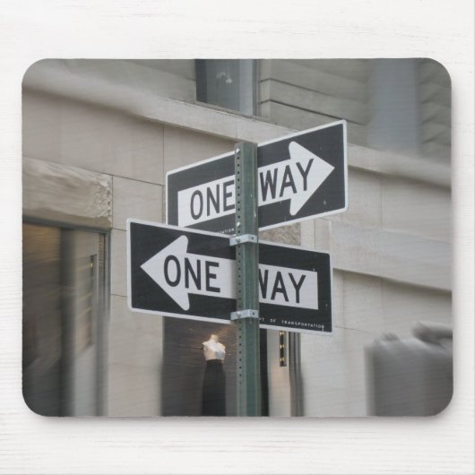 Eén weg muismat (Voorkant)