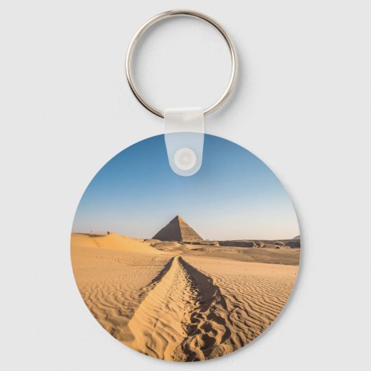 Een weg naar de piramide sleutelhanger (Voorkant)