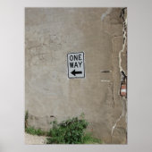 Eén weg poster (Voorkant)