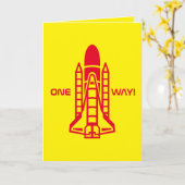 Een weg! Ruimtesluiting, ruimtevaartuig Kaart (Gele Bloem)