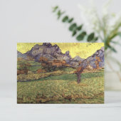 Een weide in de bergen - Van Gogh Bedankkaart (Staand voorkant)