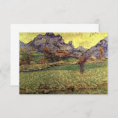 Een weide in de bergen - Van Gogh Bedankkaart (Voorkant / Achterkant)
