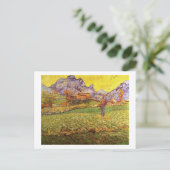 Een weide in de bergen, Vincent van Gogh Briefkaart (Staand voorkant)