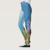 Een weide van wilde bloemen leggings (Links)