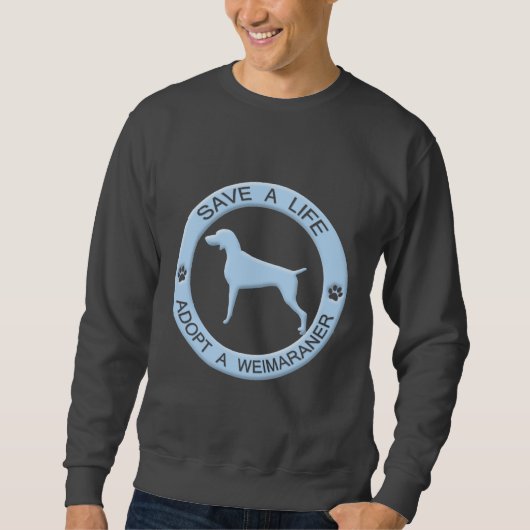 Een Weimaraner T-Shirt aannemen (Voorkant)