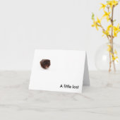 "EEN WEINIG Verloren " Kaart (Gele Bloem)