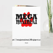 Een welk Verschil een Jaar!!! maakt! Kaart (Achterkant)