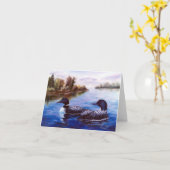 Een welke Duiker Notecard van het Paar Kaart (Gele Bloem)