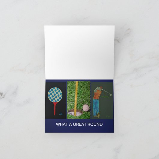 EEN WELKE GROTE RONDE BEDANKKAART (Binnen)