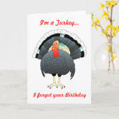 Een welke Verjaardag van Turkije Kaart (Gele Bloem)