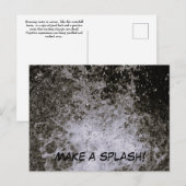 Een welkomstbriefkaart maken briefkaart (Voorkant / Achterkant)