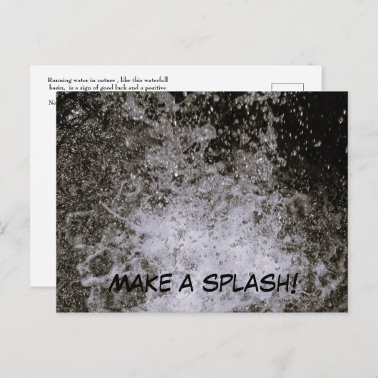 Een welkomstbriefkaart maken briefkaart (Voorkant / Achterkant)