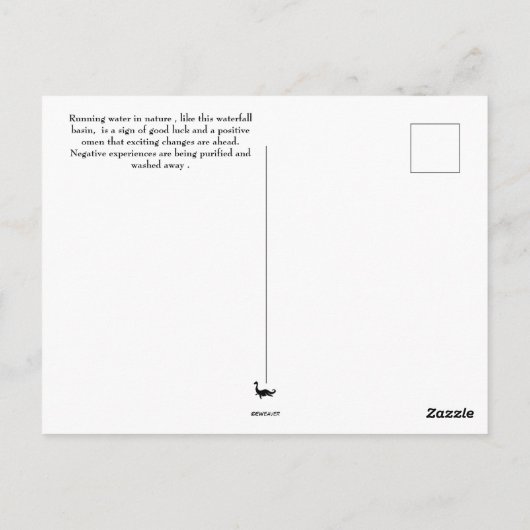 Een welkomstbriefkaart maken briefkaart (Achterkant)