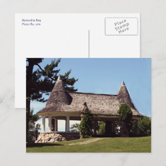 Een welkomstplaats briefkaart (Voorkant / Achterkant)