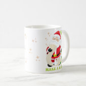 Een wens doen aan de Kerstman Koffiemok (Voorkant rechts)