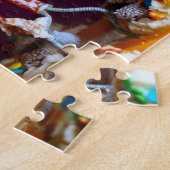 Een wens doen bij het uitblazen van het kaarsje.. legpuzzel (Zijkant)