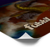 Een wens doen bij het uitblazen van het kaarsje.. perfect poster (Hoek)