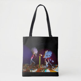 Een wens doen bij het uitblazen van het kaarsje.. tote bag