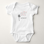 Een wens en ik werden waar - Matching Mam Baby Bod Romper (Voorkant)