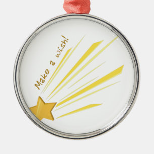 Een wens maken metalen ornament